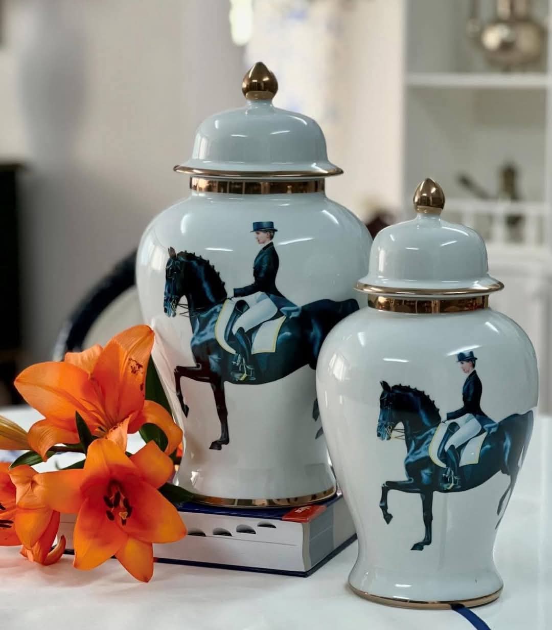 Hermes Ceramic Jar