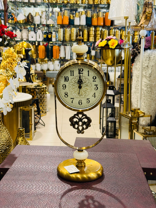 Brass Table Clock