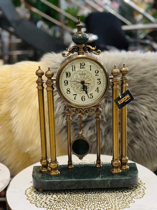 Brass Table Clock Armens