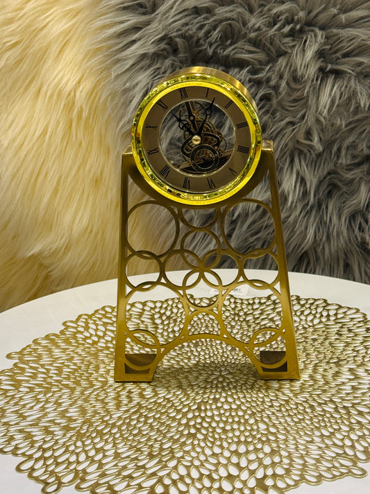 Brass Table Clock