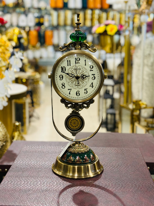 Brass Table Clock Armens