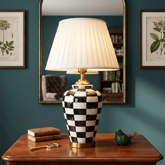 Ceramic Jar Lamp (Pair)