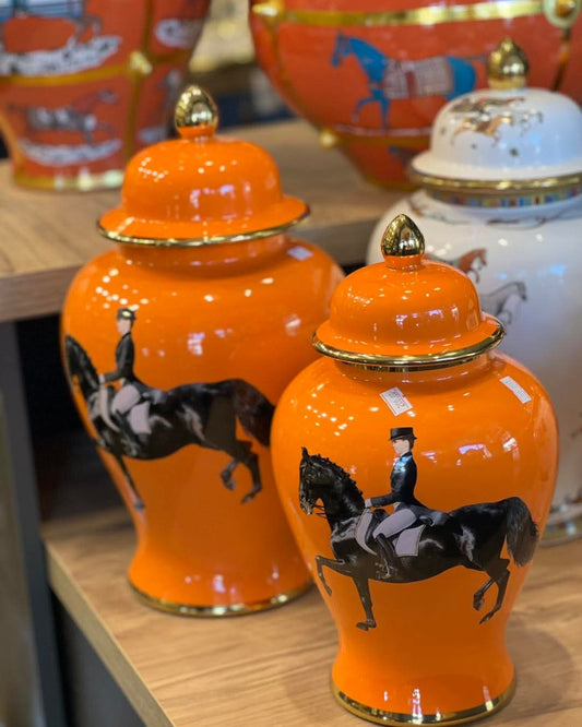 Hermes Ceramic Jar