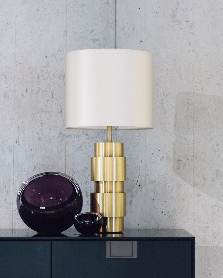 Brass Table Lamp Imported Pair