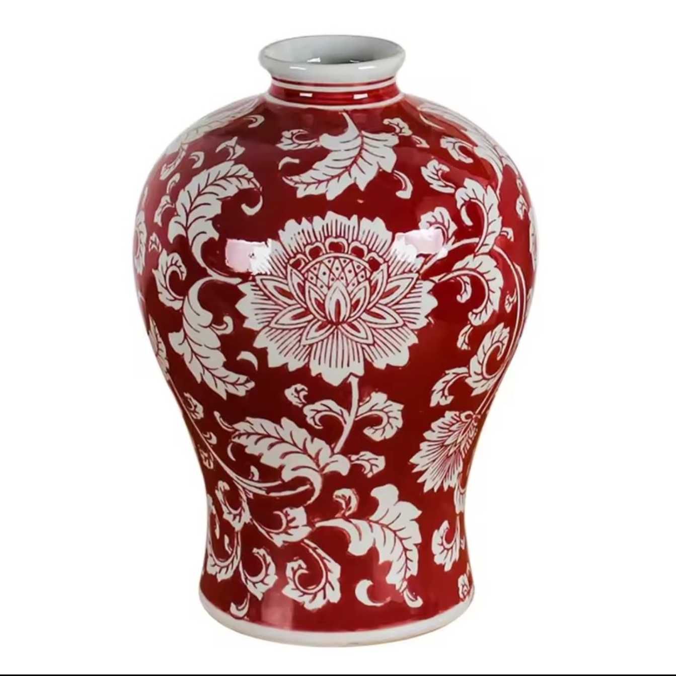 Red Ceramic Jar