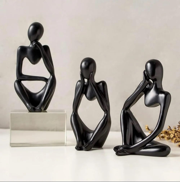 3pc Thinking Statue