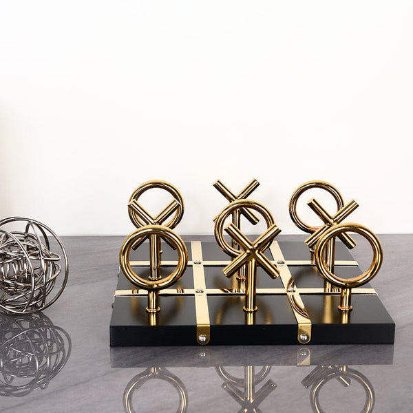 Tic Tac table decoration black Standing