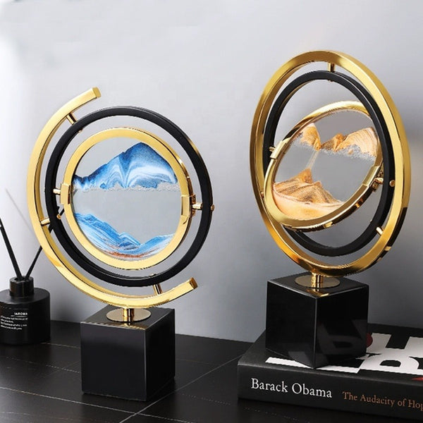 Moving Sand Art with Marble Base