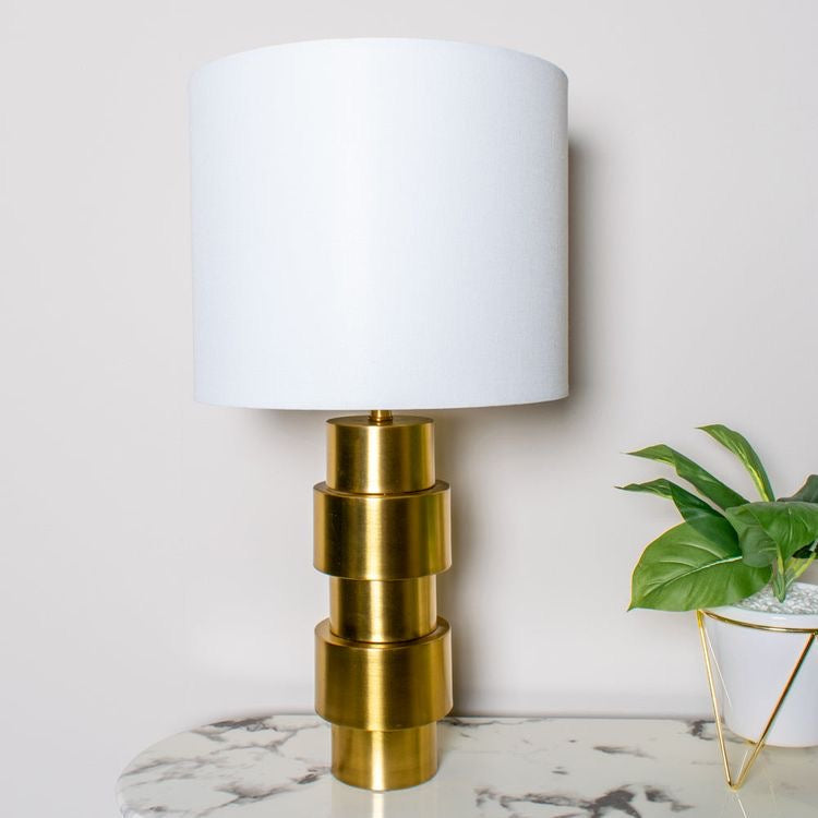 Brass Table Lamp Imported Pair