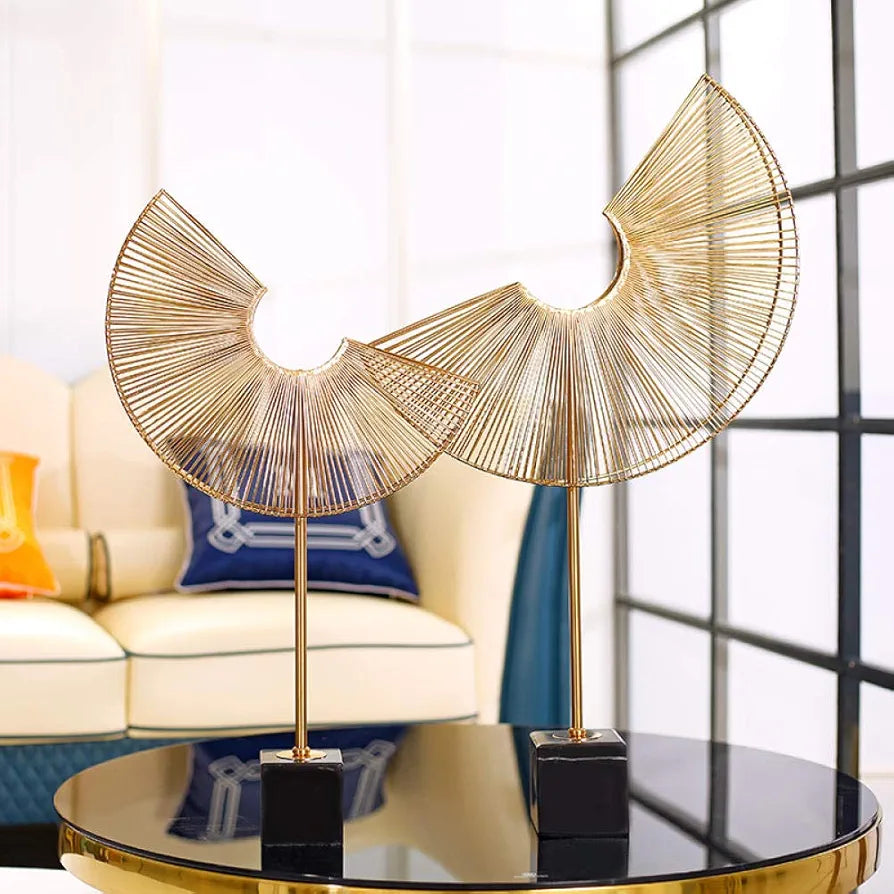 Table Decor Marble & Brass