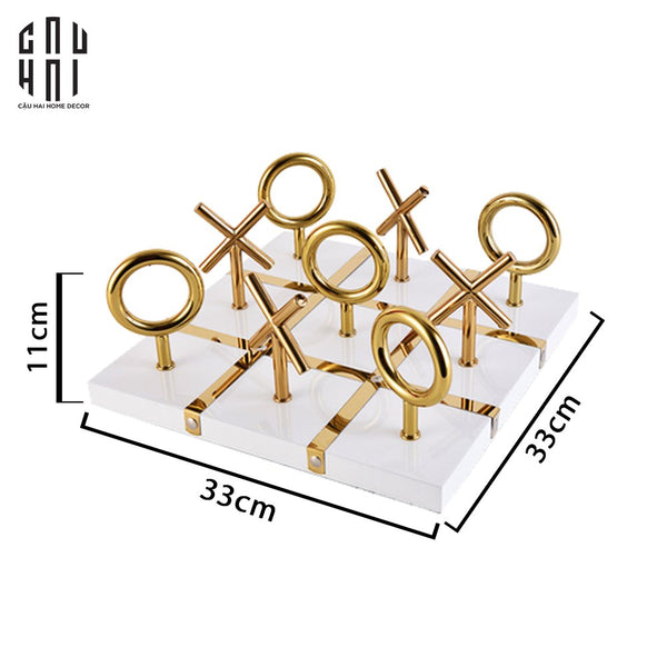 Tic Tac table decoration white standing